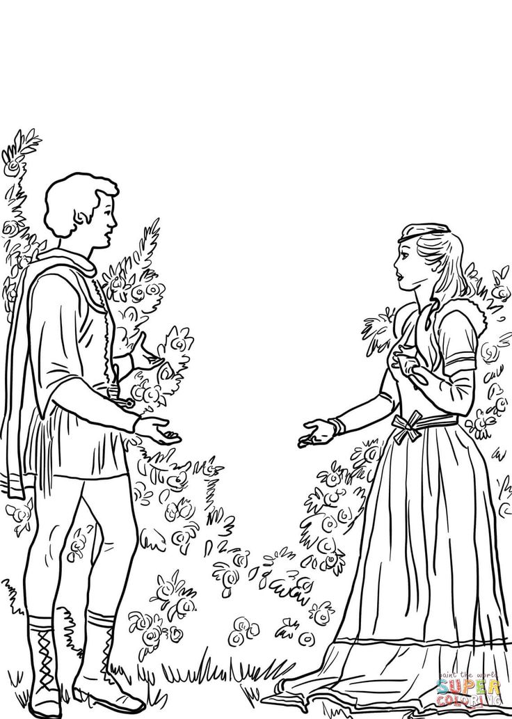 Romeo Coloring Pages
