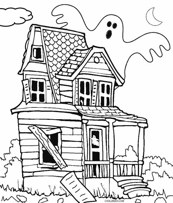 556x652 Haunted House Coloring Page Printable Haunted House Coloring Pages