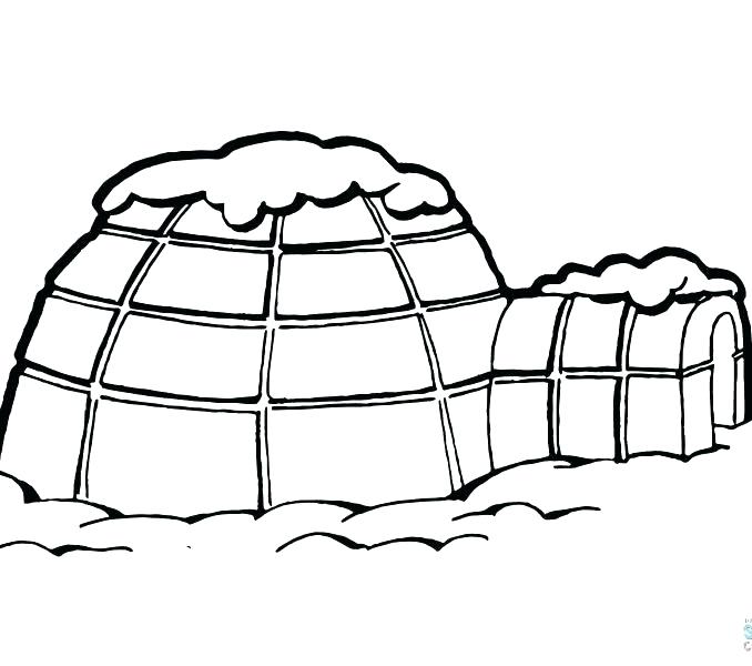678x600 Snow Coloring Pages Free Snow Coloring Pages Free Igloo Coloring