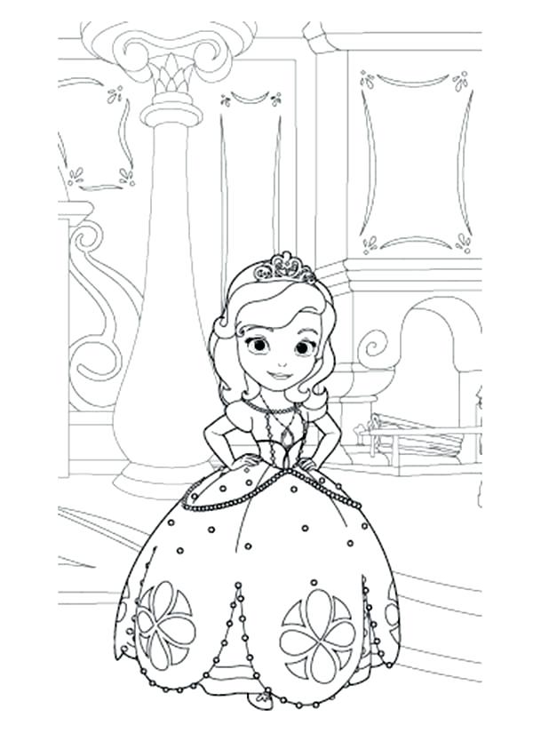 Sophia The First Coloring Pages Princess The First In Her Room 600x834 Sophia The First Coloring Pages Princess The First In Her Room