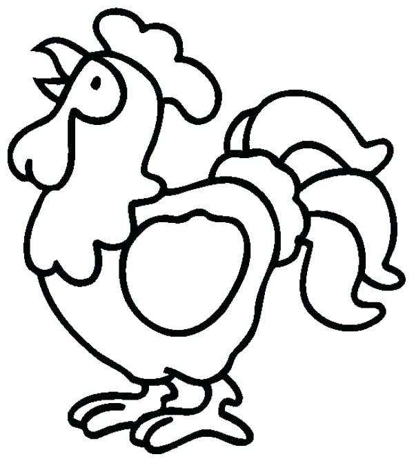 Free Printable Rooster Coloring Pages Page Brilliant Cartoon 600x668 Free Printable Rooster Coloring Pages Page Brilliant Cartoon