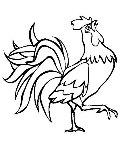 Rooster Coloring Pages Patterns Amp Templates Wood 425x510 Rooster Coloring Pages Patterns Amp Templates Wood