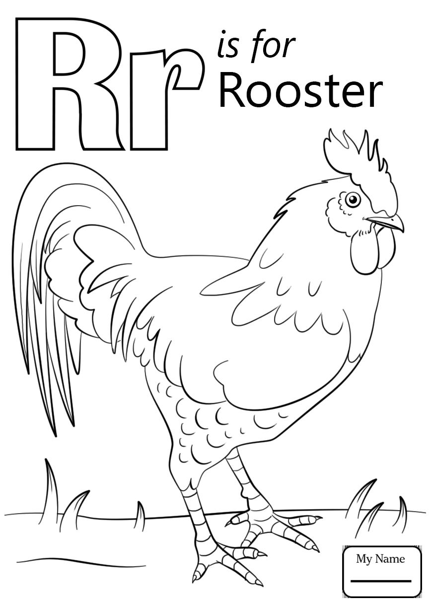 866x1224 Letters And Alphabet Letter R Is For Robot Coloring Pages For Kids