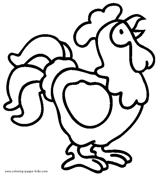 Rooster Coloring Pages Free
