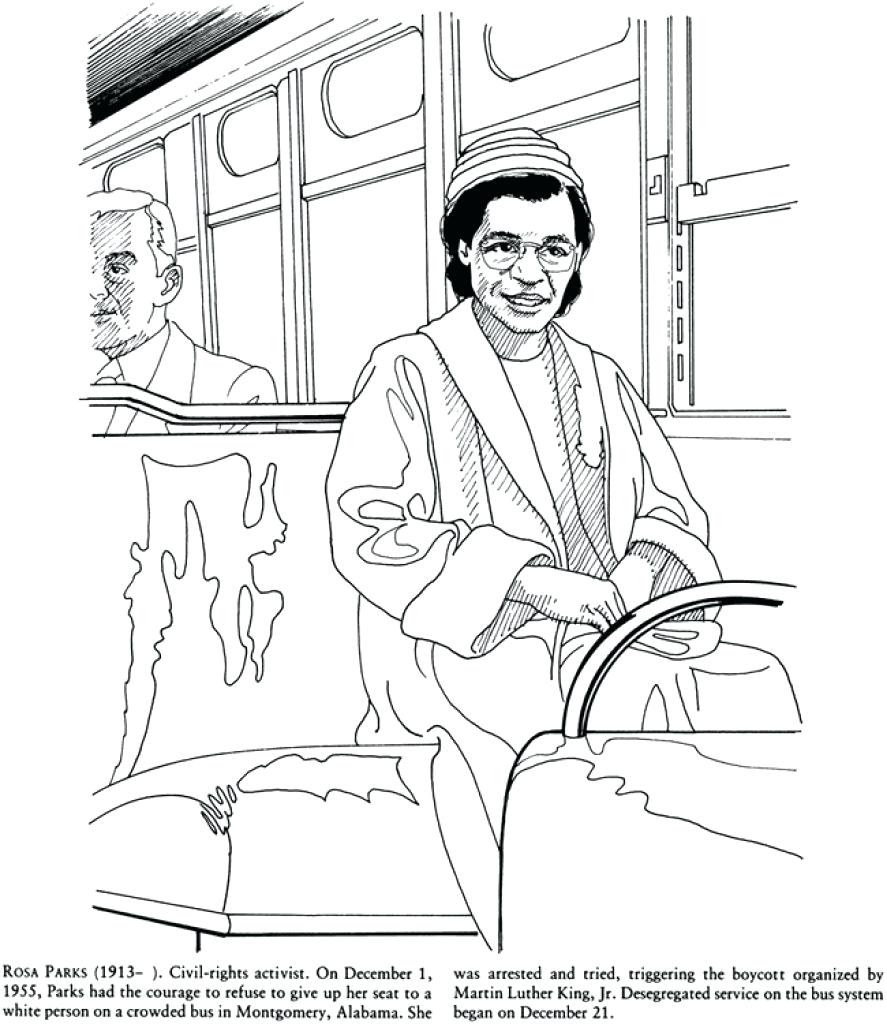 887x1024 Rosa Parks Coloring Page Sheets Pages Pictures Arilitv Rosa Rosa