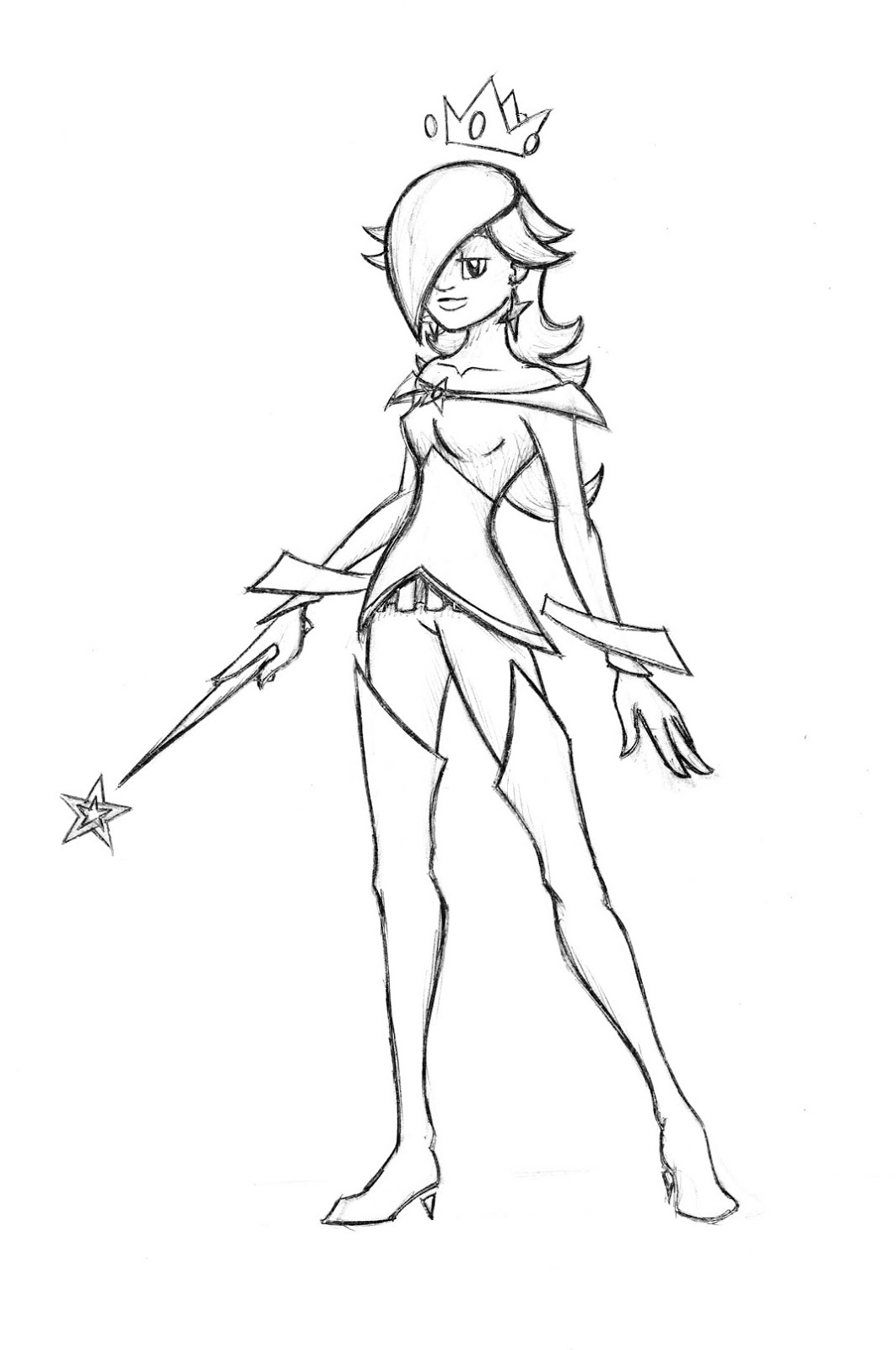 1062x1600 Emejing Rosalina Peach Coloring Pages Images