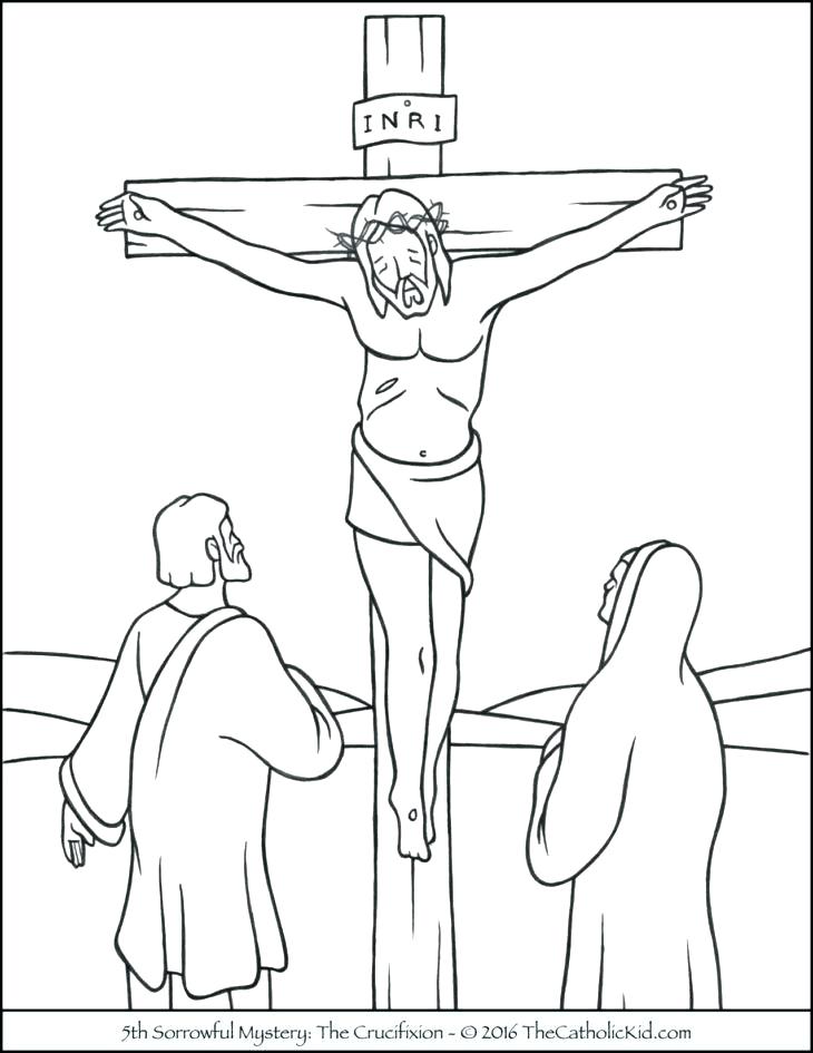 Sorrowful Mysteries Coloring Pages Catholic Rosary Coloring Page 730x945 Sorrowful Mysteries Coloring Pages Catholic Rosary Coloring Page