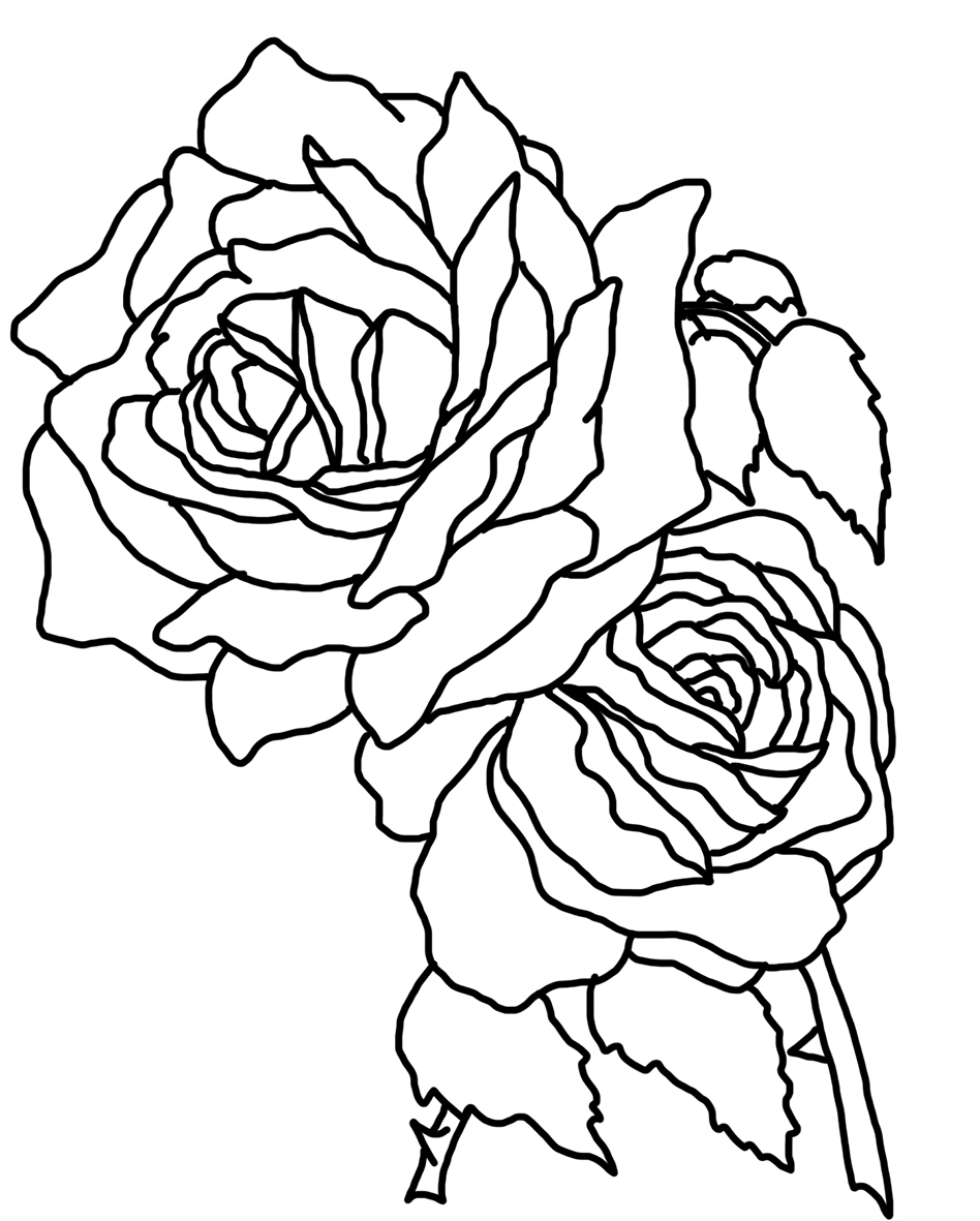 Flower Coloring Pages 948x1181 Flower Coloring Pages