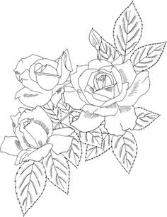 Realistic Rose Coloring Pages at GetColorings.com | Free printable ...