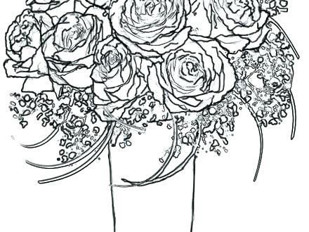 Rose Coloring Pages For Adults at GetColorings.com | Free printable ...