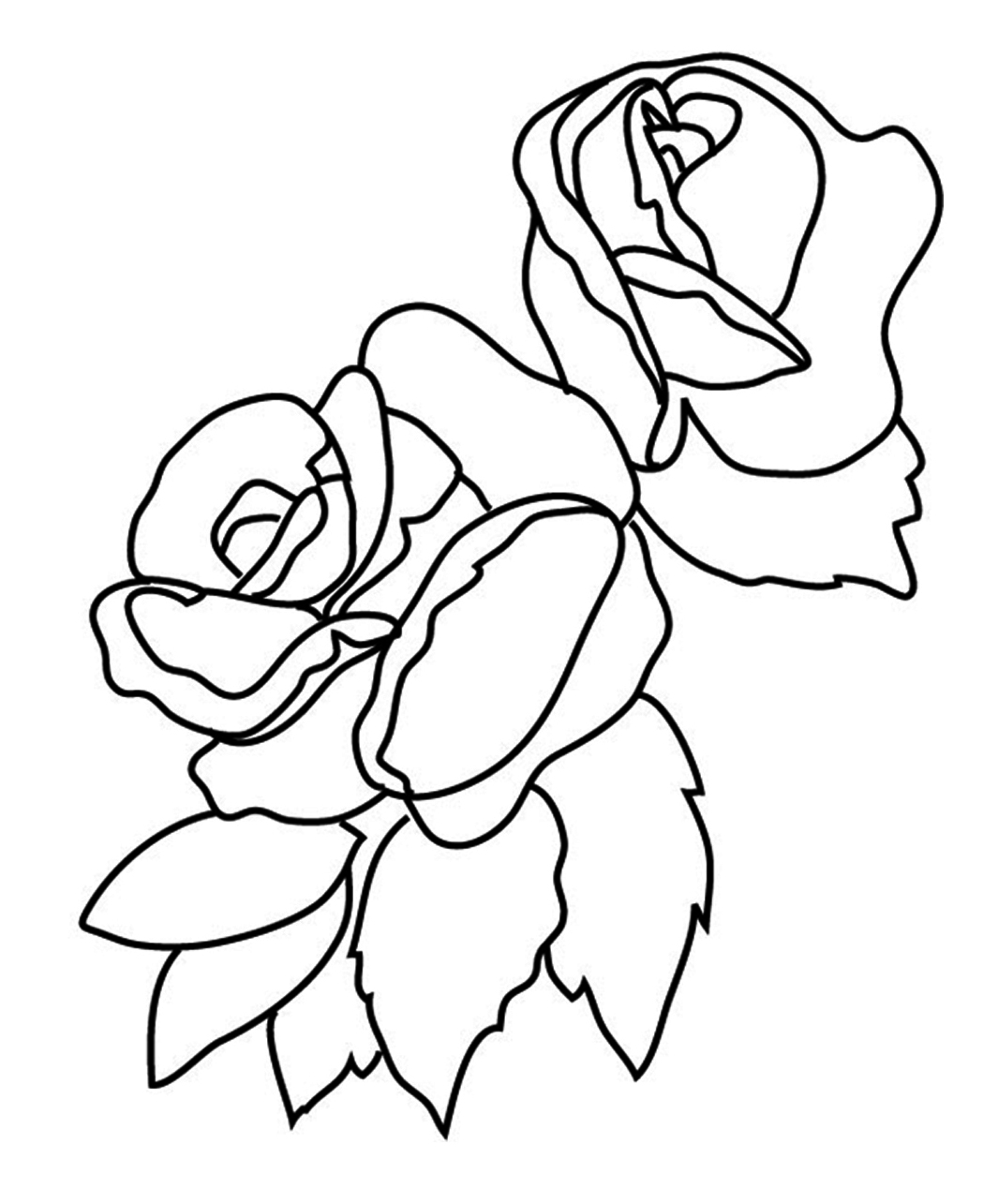 Flower Coloring Pages 1049x1285 Flower Coloring Pages