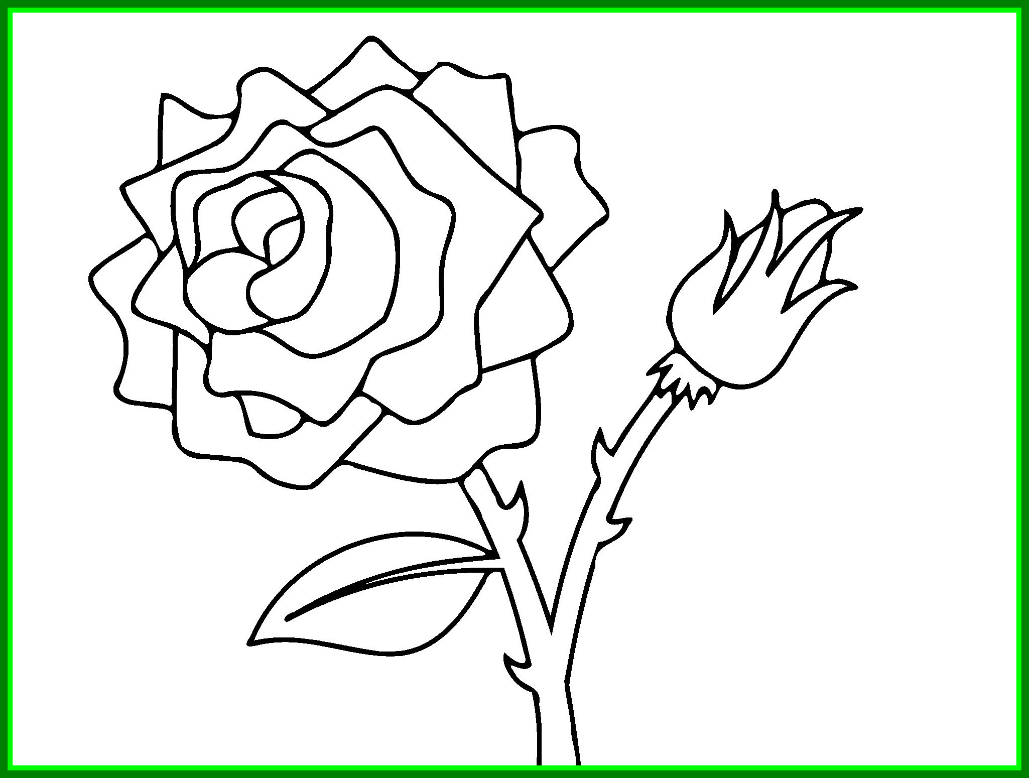 Best New Nice Rose Flower Coloring Pages For Kids Pict Of Picture 2050x1550 Best New Nice Rose Flower Coloring Pages For Kids Pict Of Picture