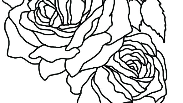 Coloring Pages Rose Coloring Book Flower Pages Two Roses Page Rose 585x329 Coloring Pages Rose Coloring Book Flower Pages Two Roses Page Rose