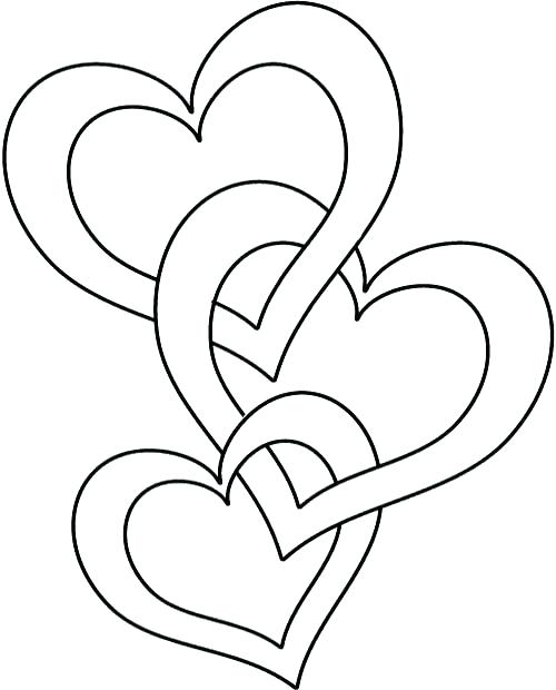 500x620 Coloring Heart Heart Coloring Page Heart Coloring Pages