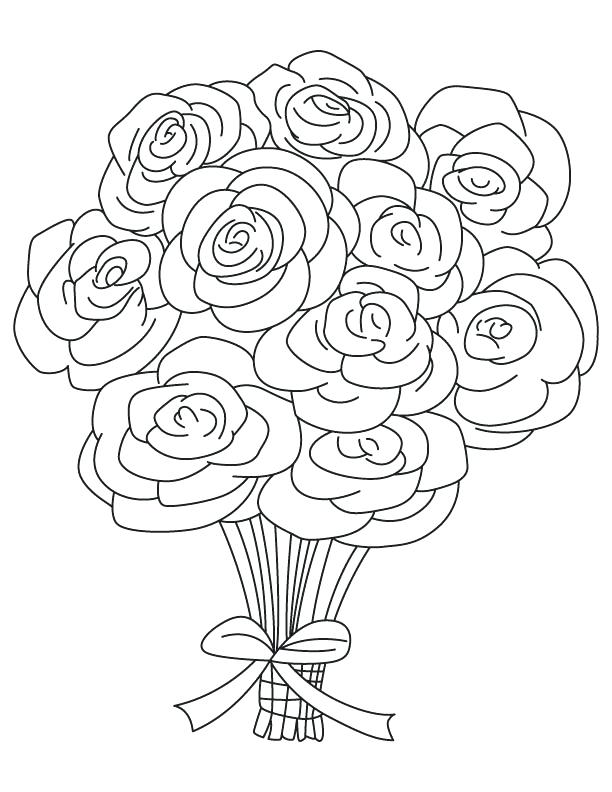 612x792 Coloring Pages For Kids Roses Also Coloring Pages For Kids Roses