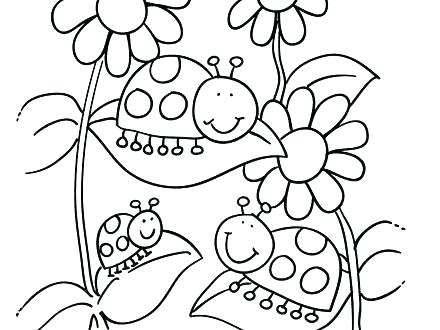 440x330 Daisy Petal Coloring Pages