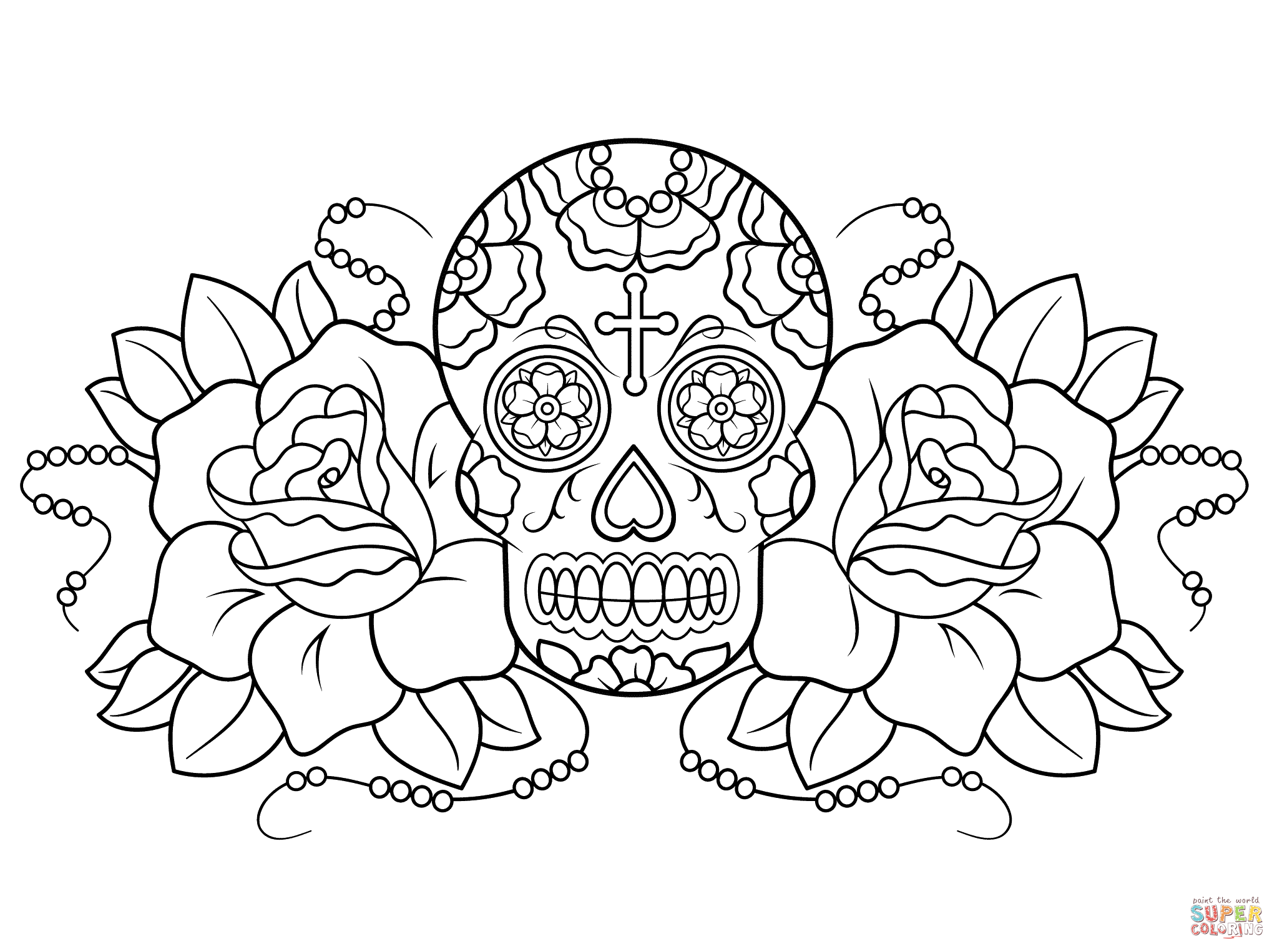 2046x1526 And Roses Girl Coloring Pages Download