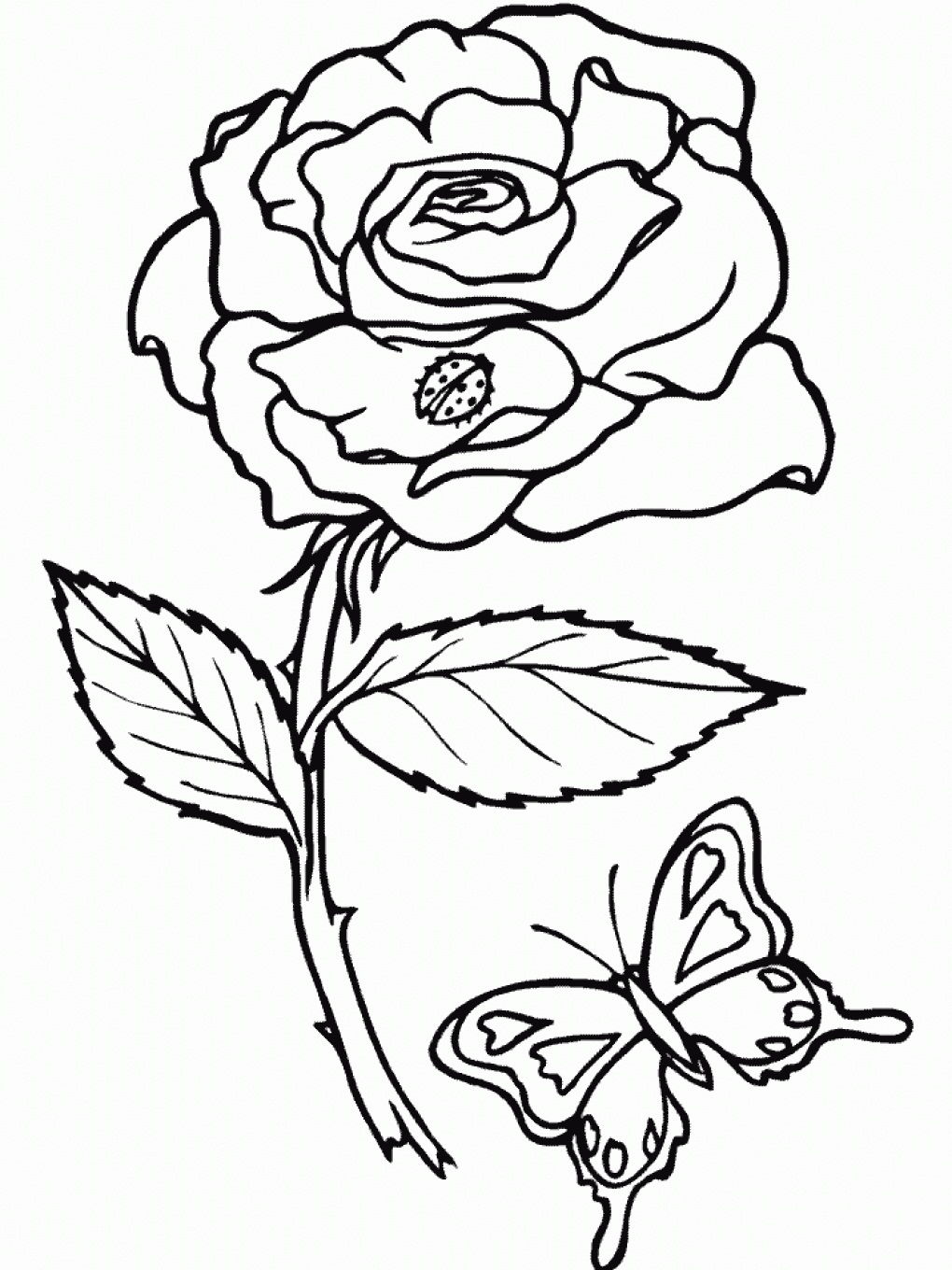 Free Printable Roses Coloring Pages For Kids 1020x1360 Free Printable Roses Coloring Pages For Kids