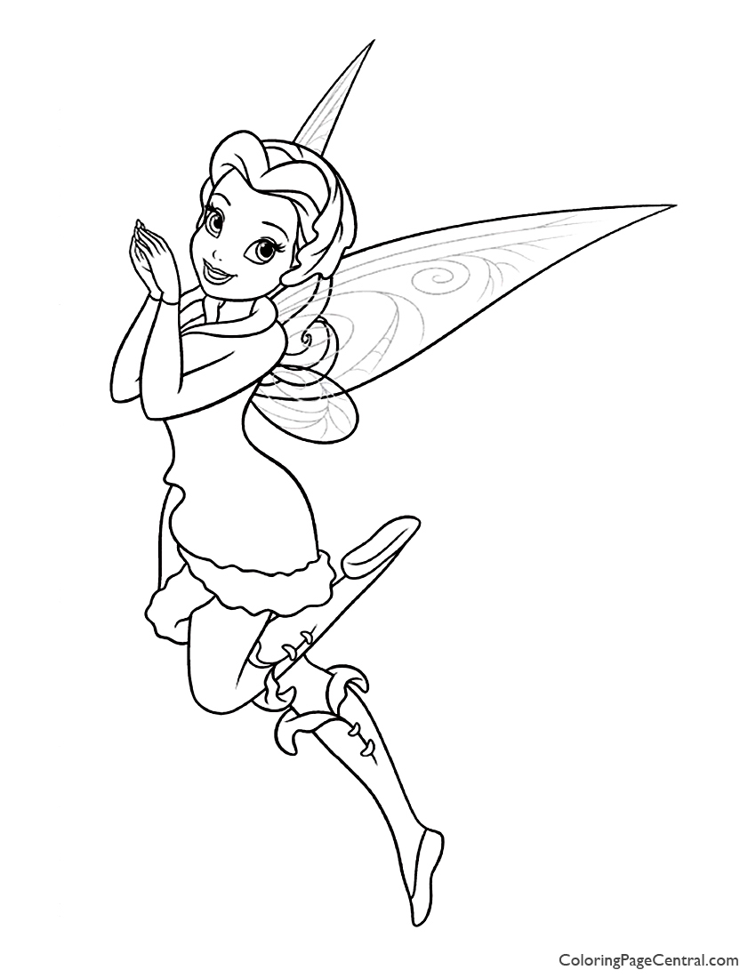 850x1100 Tinkerbell Rosetta 01 Coloring Page Coloring Page Central