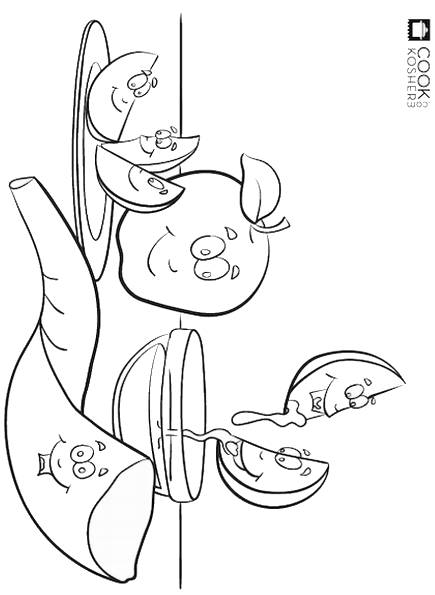 Rosh Hashana Coloring Pages 877x1200 Rosh Hashana Coloring Pages
