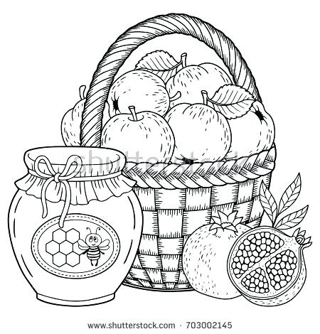 Rosh Hashanah Coloring Pages Jar Coloring Pages Rosh Hashanah 450x470 Rosh Hashanah Coloring Pages Jar Coloring Pages Rosh Hashanah