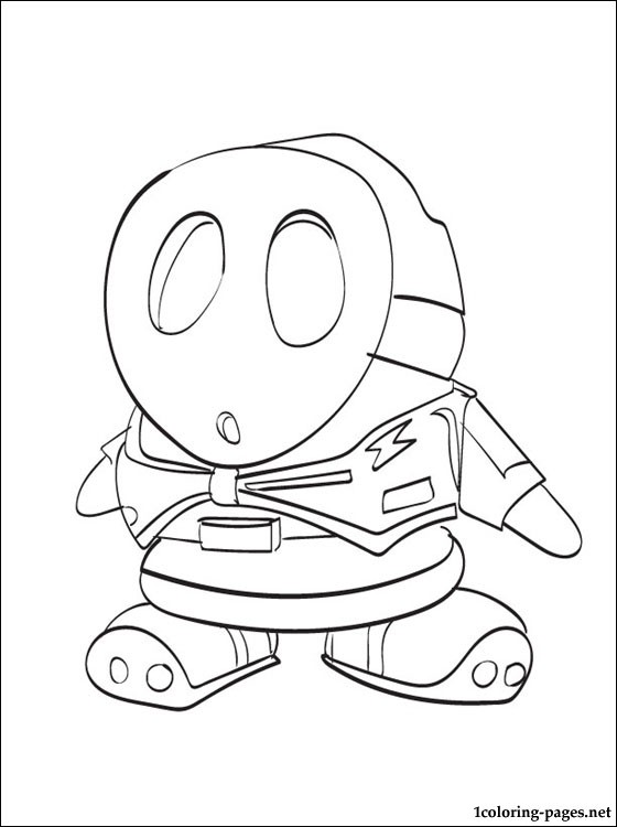 A Shy Guy Coloring Pages Shy Guy Mario Coloring Page To Print 560x750 A Shy Guy Coloring Pages Shy Guy Mario Coloring Page To Print
