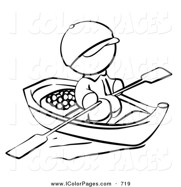 600x620 Vector Coloring Page Of A Black And White Coloring Page Human