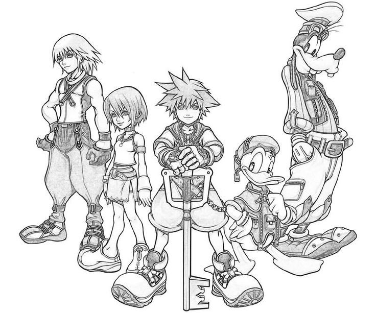 Attractive Inspiration Ideas Kingdom Hearts Coloring Pages All 736x613 Attractive Inspiration Ideas Kingdom Hearts Coloring Pages All