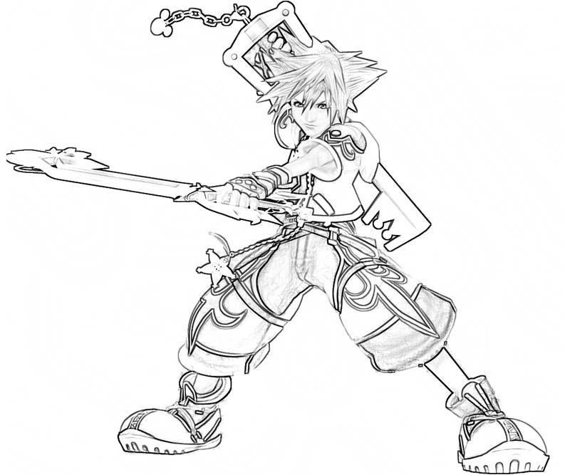 Piters Of Sora Printable Kingdom Hearts Sora Characters Coloring 800x667 Piters Of Sora Printable Kingdom Hearts Sora Characters Coloring