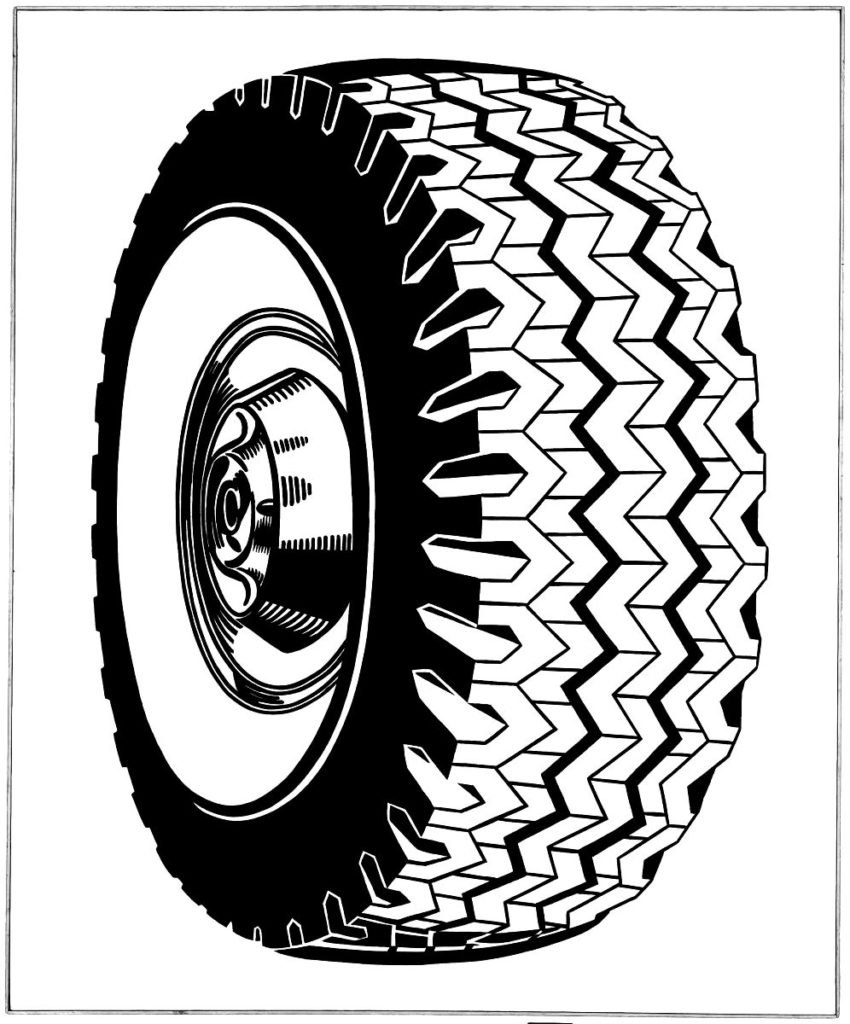 850x1024 Tire Coloring Pages Roy Lichtenstein 1962 Pop Art For Adults