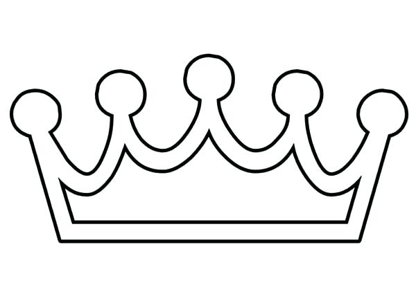600x425 Crown Coloring Pages Hand Made Princess Crown Coloring Page Royal