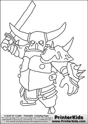 290x406 Clash Clans Coloring Pages Clash Royale Clash