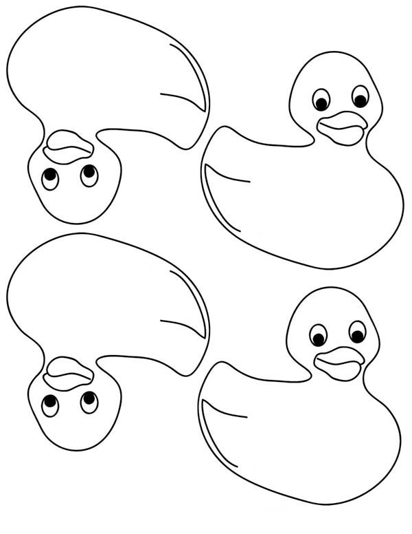 Rubber Duck Coloring Page Free Download 600x776 Rubber Duck Coloring Page Free Download