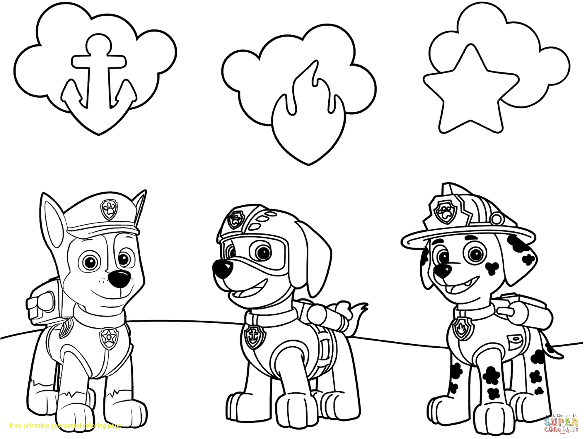 Everest Plays With Skye And Rubble Coloring Page Free Printable 2470x1860 Everest Plays With Skye And Rubble Coloring Page Free Printable