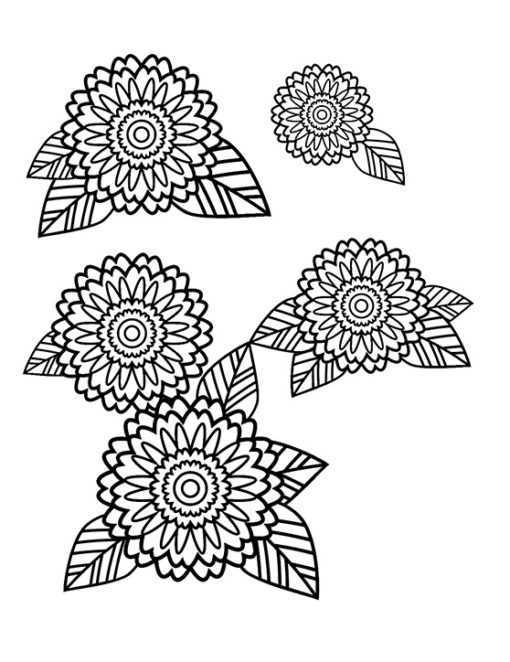 How To Create A Stress Relief Coloring Book Page In Adobe Illustrator 558x724 How To Create A Stress Relief Coloring Book Page In Adobe Illustrator