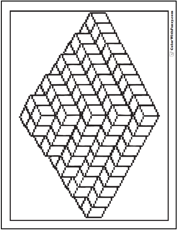 Shape Coloring Pages Customize And Print 590x762 Shape Coloring Pages Customize And Print
