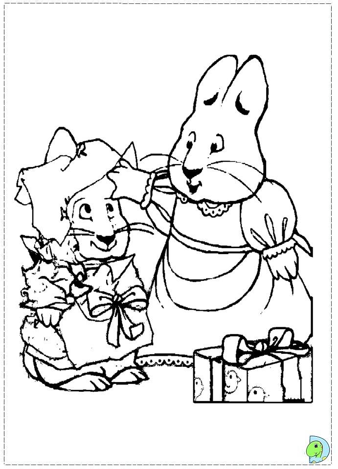691x960 Max And Ruby Coloring Pages Printable