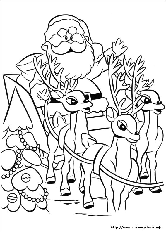 Rudolph The Red Nosed Reindeer Coloring Picture 567x794 Rudolph The Red Nosed Reindeer Coloring Picture