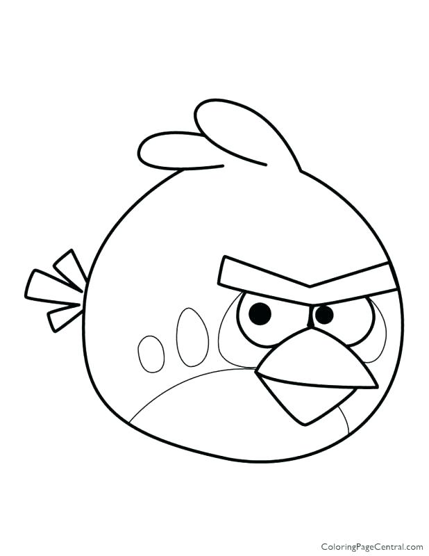 618x800 Red Coloring Page Block Coloring Pages Angry Birds Red Coloring