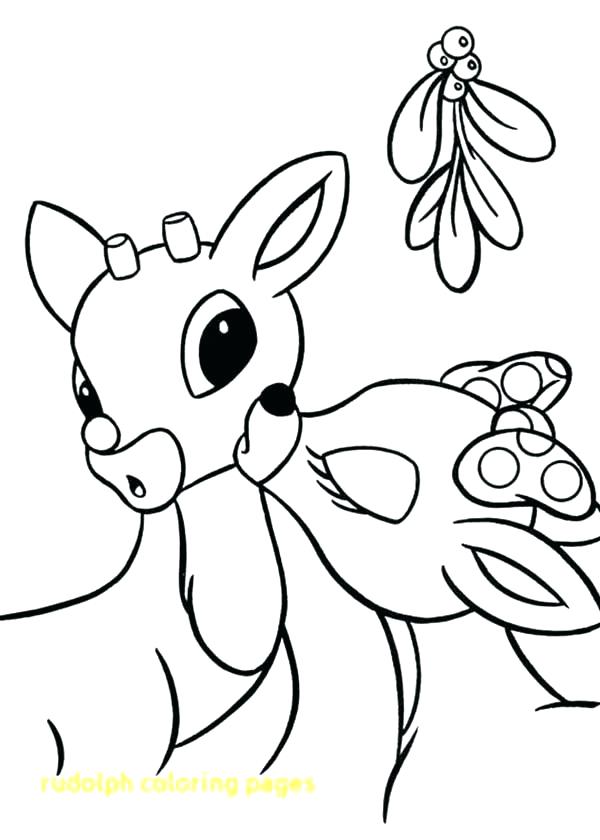 600x840 Rudolph The Red Nosed Reindeer Coloring Pages Coloring Pages
