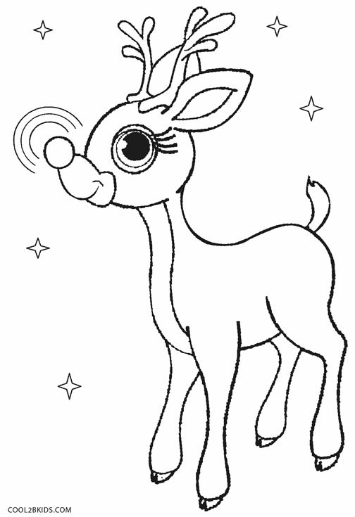 Printable Rudolph Coloring Pages For Kids Cool2bkids 504x735 Printable Rudolph Coloring Pages For Kids Cool2bkids