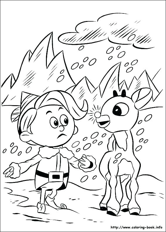 Rudolph Coloring Picture How To Draw The Red Nosed Reindeer 567x794 Rudolph Coloring Picture How To Draw The Red Nosed Reindeer