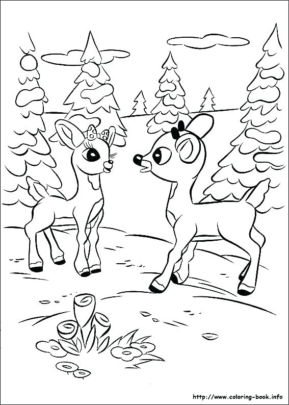 Rudolph The Red Nosed Reindeer Printable Coloring Pages at GetColorings ...