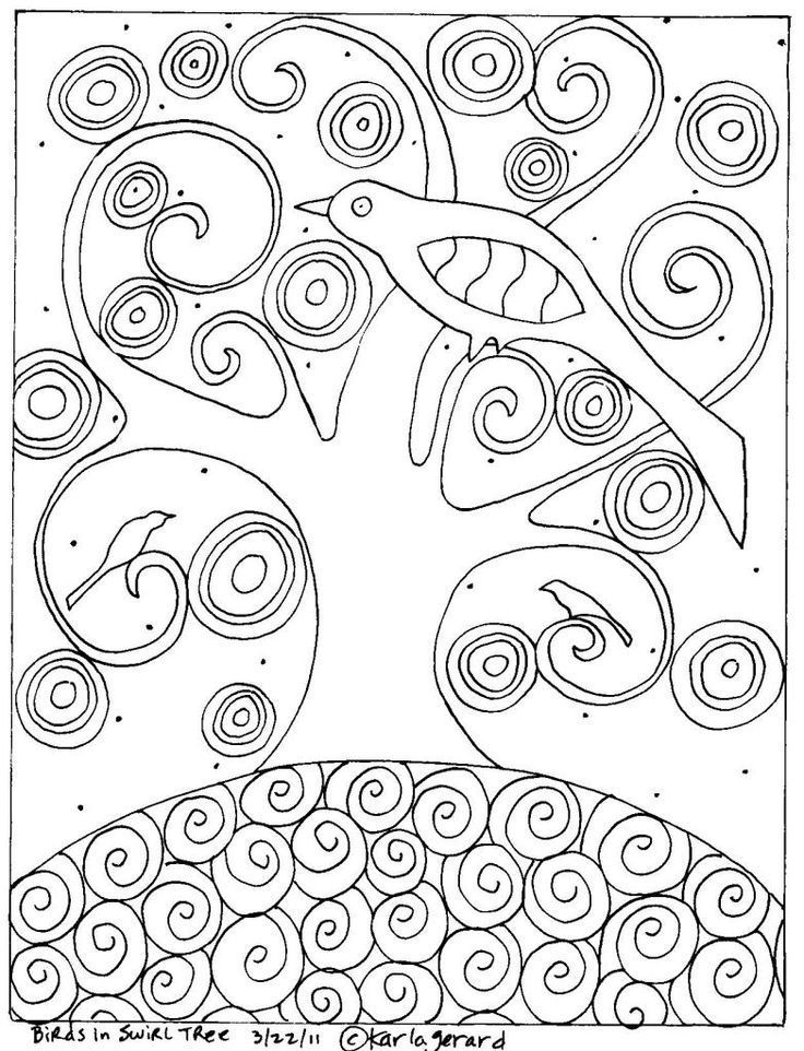 736x962 Bird Designs To Color Mosaic Patterns Coloring Pages