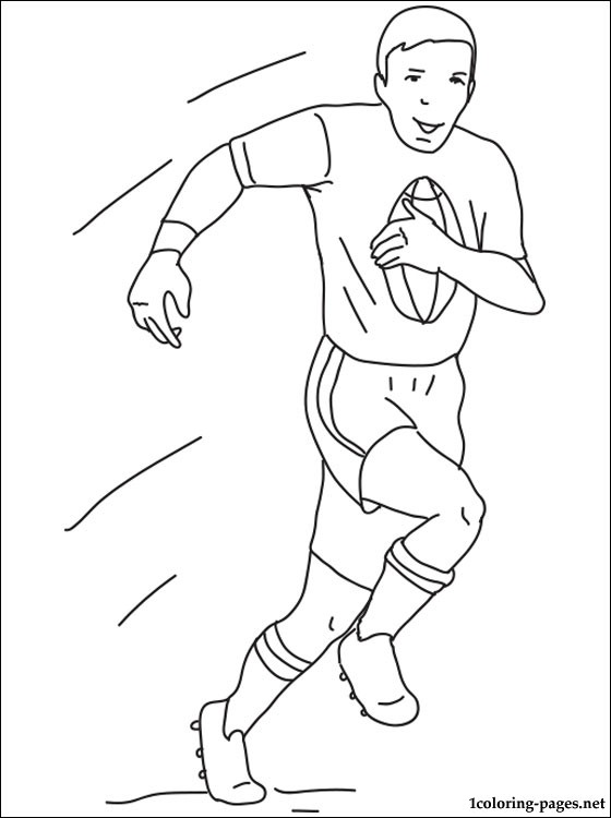 560x750 Rugby Coloring Page Coloring Pages