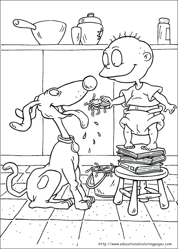 567x794 Rugrats Coloring Pages To Print Print Rugrats Coloring Pages