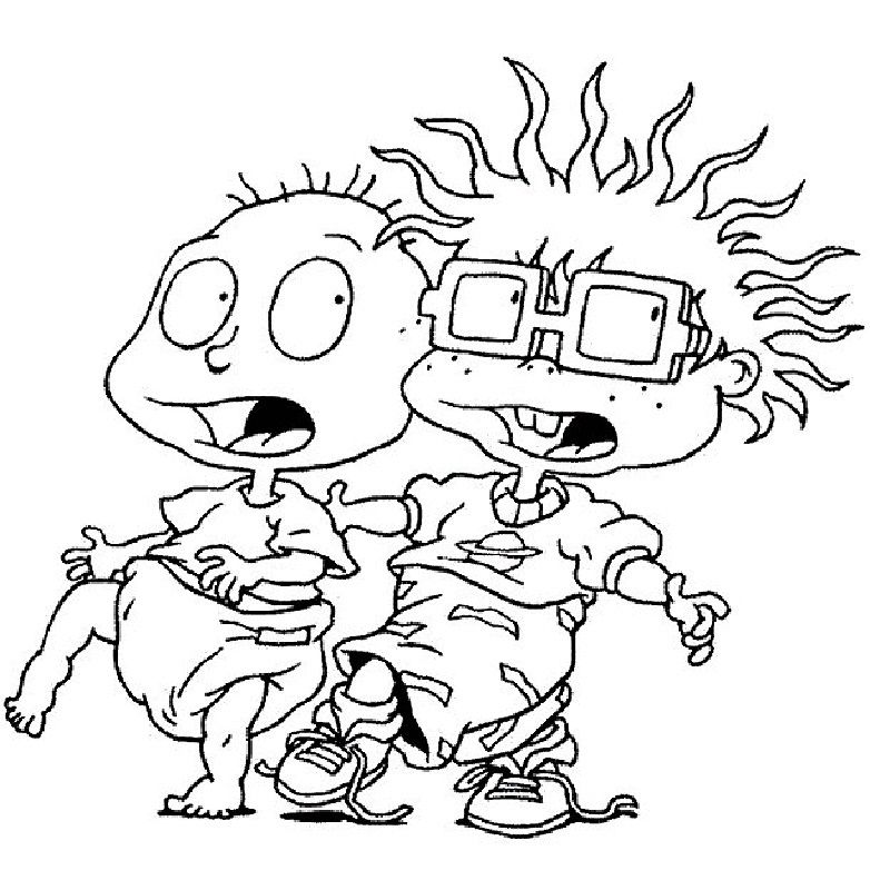 782x800 Rugrats Coloring Page For Kids Movies And Tv Show Coloring Pages