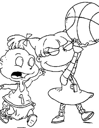 319x412 Rugrats Coloring Pages