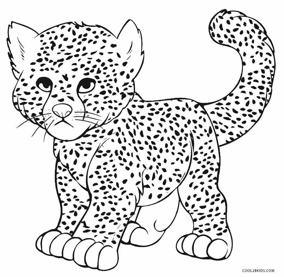 922x900 Printable Cheetah Coloring Pages For Kids Cool2bkids Cheetah Color