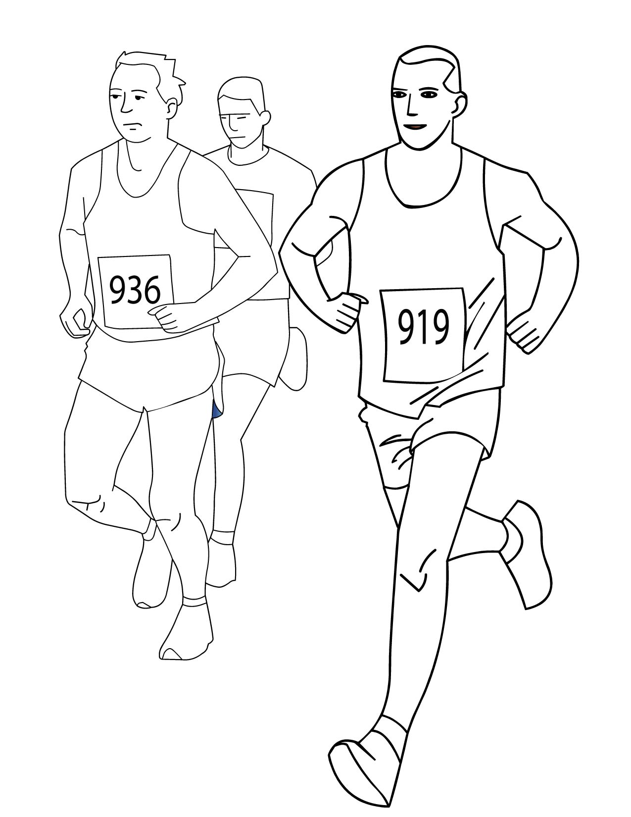 Running Coloring Pages Printable Coloring Pages
